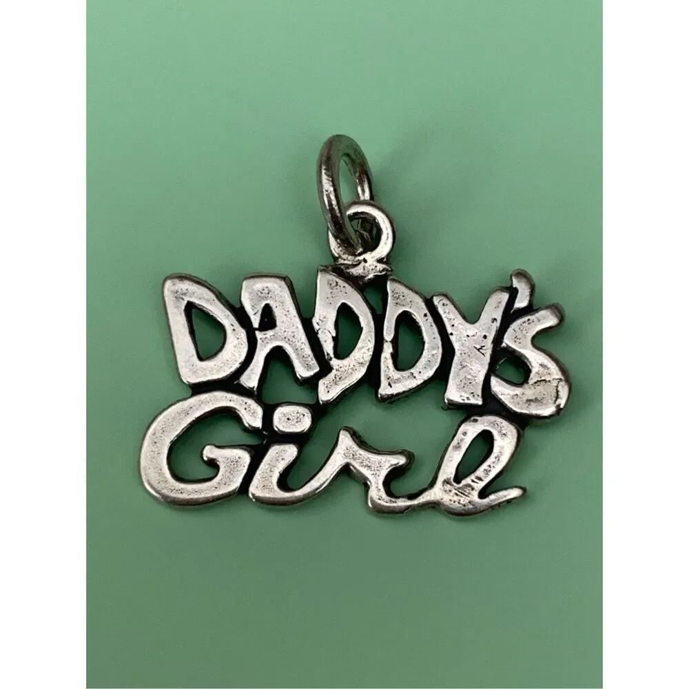 Daddy’s Girl Sterling Silver Jewelry Charm #family
